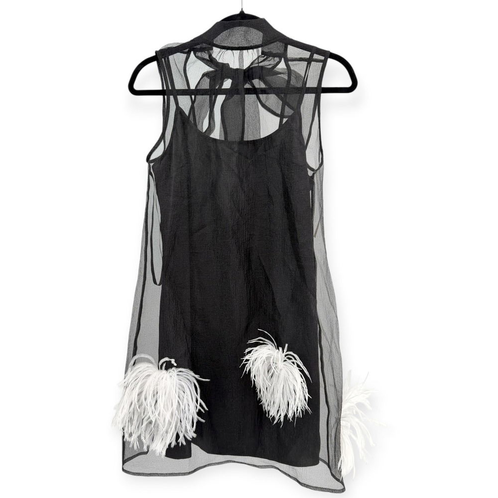 NWT o.p.t Kalena Mini Dress in Black - Size Small - Picture 6 of 11